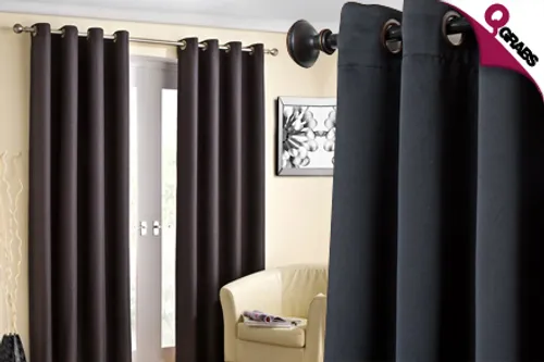 For QR110 Decorate with a Pair of Blackout Curtains - Choose from 9 Colors! (QR249 Value)